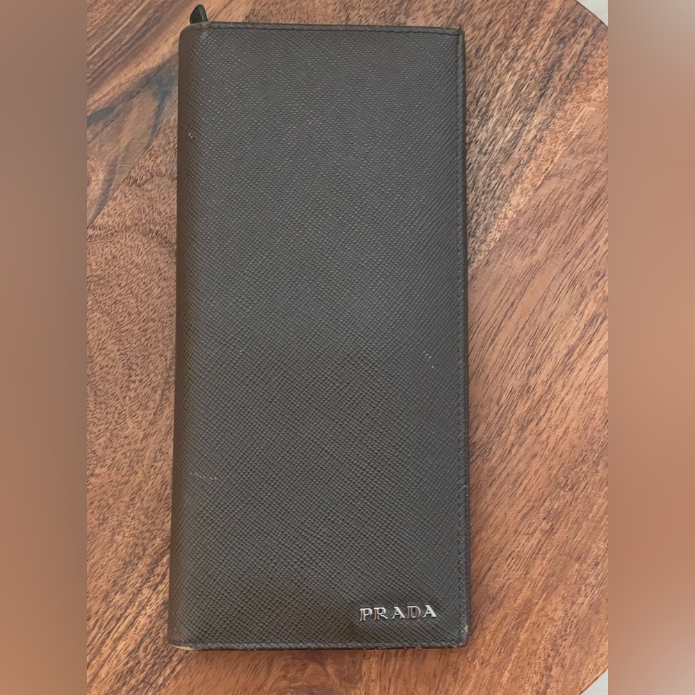 Prada Brown Long Wallet: BEAUTIFUL see pics for callouts